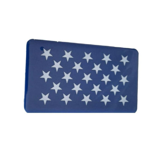 Blue With White Stars Face Mask Storage Box