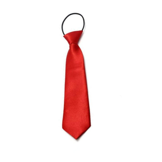 Boys Red Elasticated Tie
