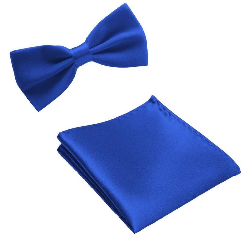 Boys Royal Blue Adjustable Dickie Bow Set