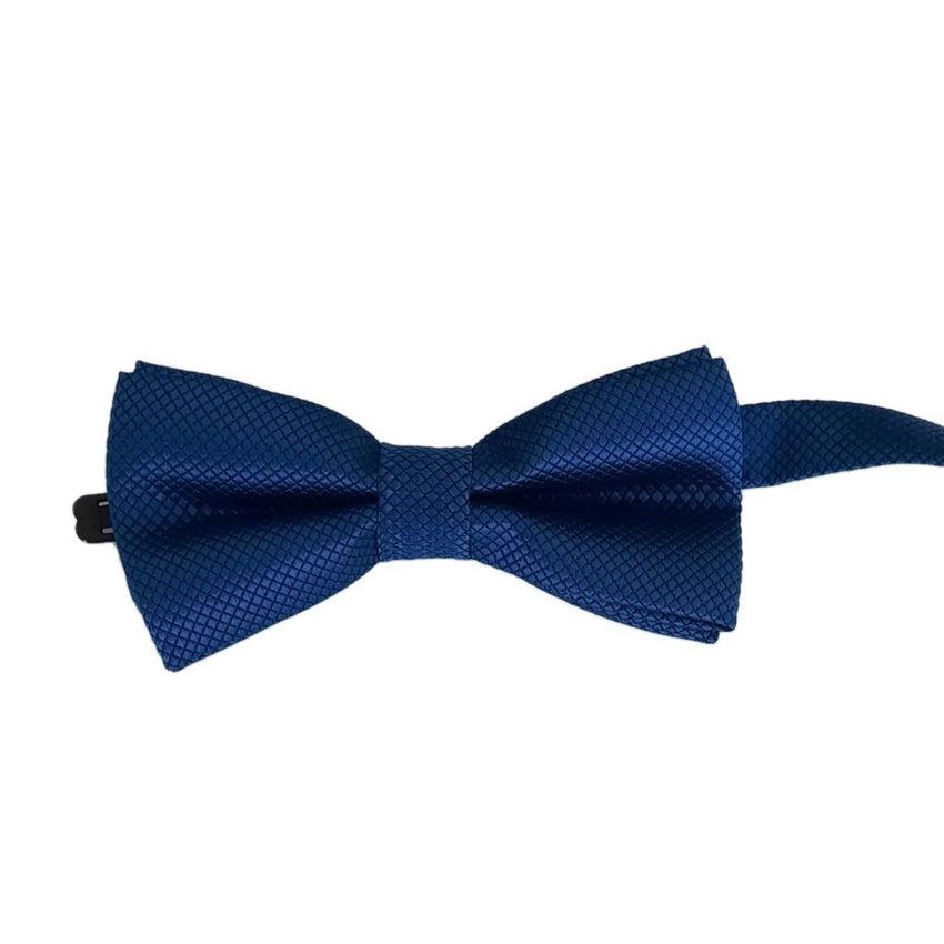 Boys Royal Blue Criss Cross Dickie Bow