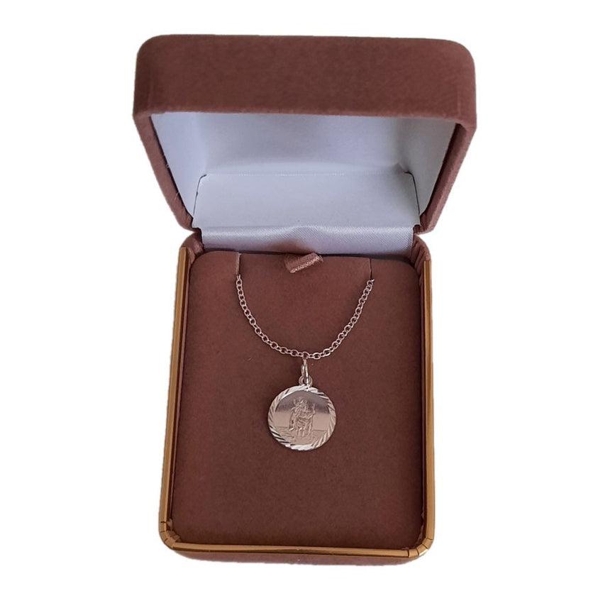 Childrens Sterling Silver St Christopher Medal