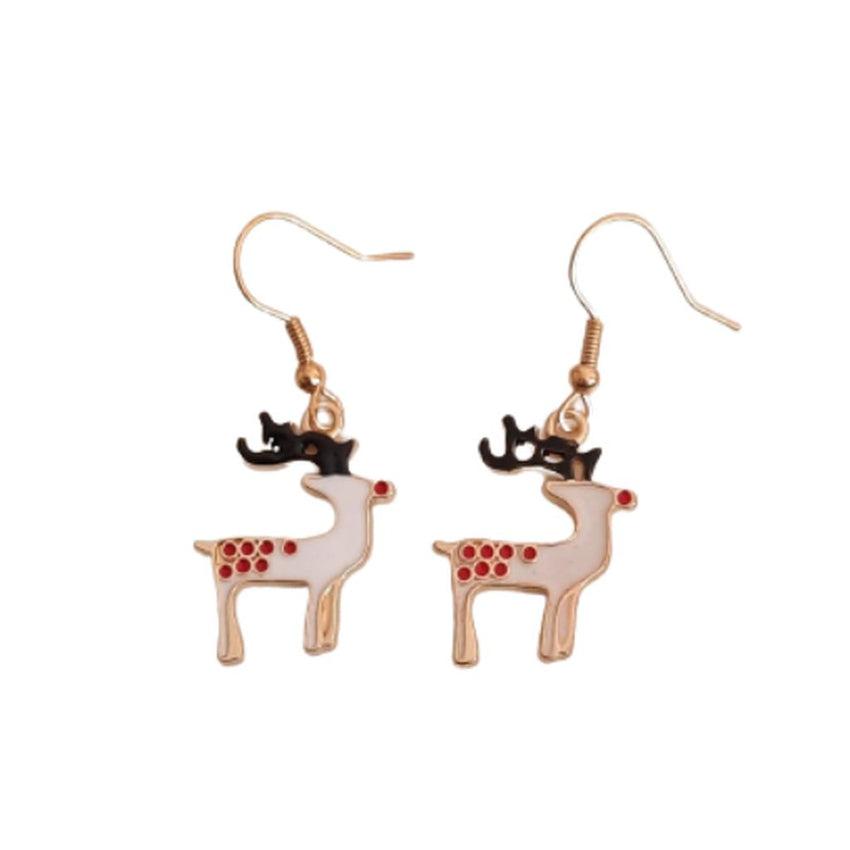 Christmas Reindeer Hook Earrings