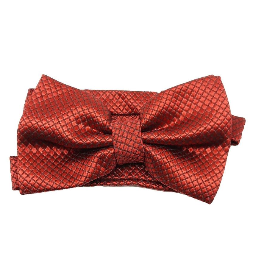 Claret Red Mans Adjustable Bow Tie