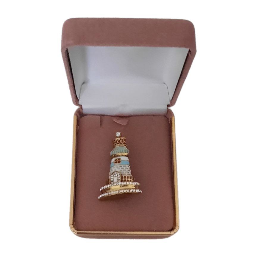 Colourful Lighthouse Brooch(2)