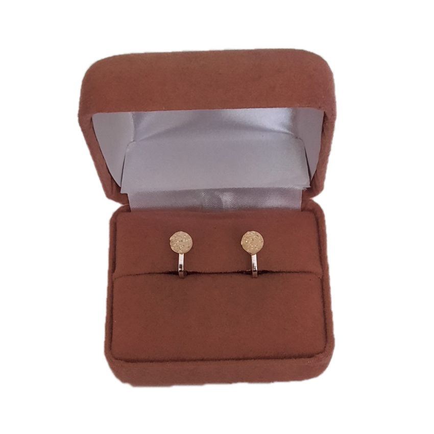 Cream Crystal Communion Clip On Earrings(2)