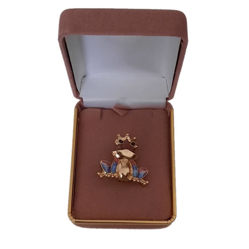 Crown Prince Frog Brooch(2)