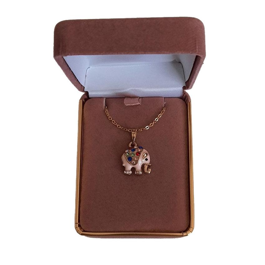 Crystal Elephant Childrens Fashion Pendant