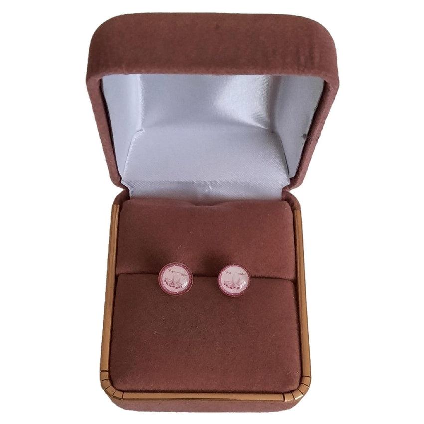 Dancer Dress Sterling Silver Childrens Earrings