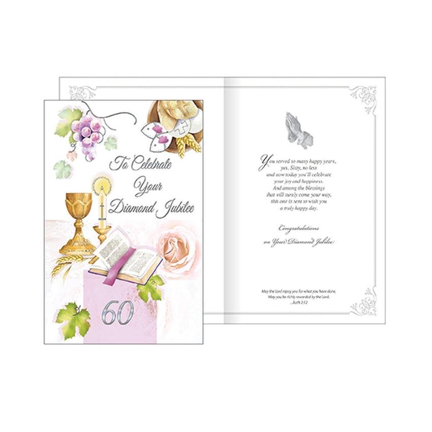 Diamond Jubilee Blessing Greeting Card