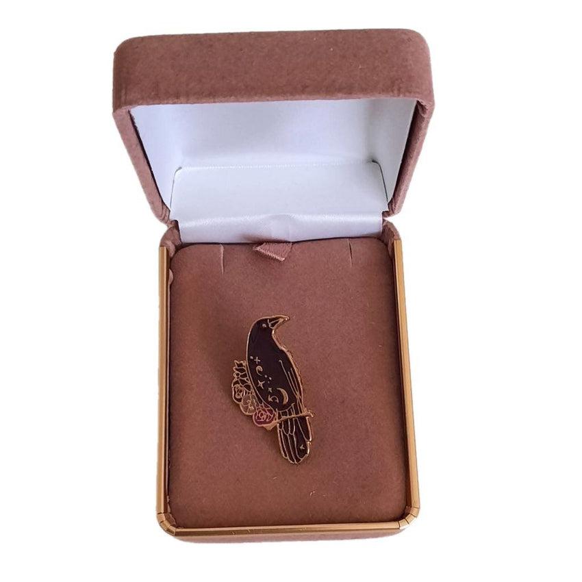 Enamel Bird Metal Brooch Pin