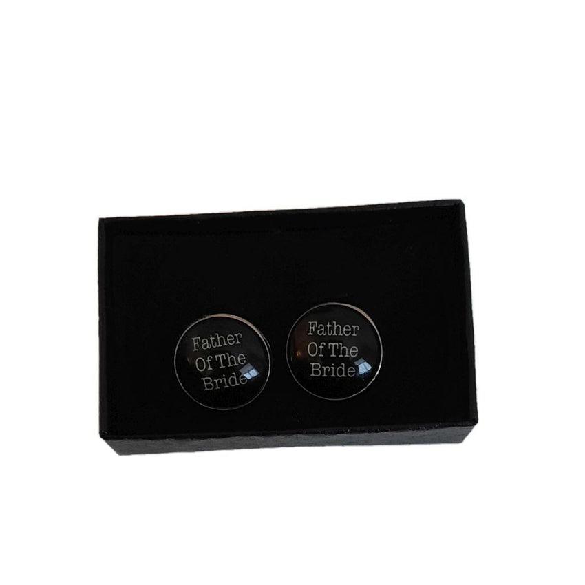 Enamel Father of The Bride Cufflinks