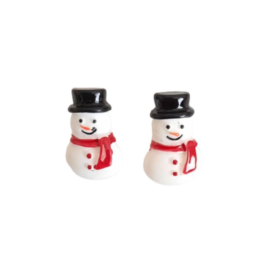 Fashion Jewellery Snowman Large Stud Earrings