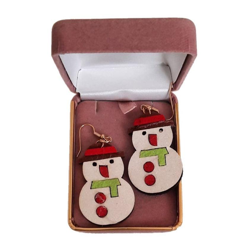 Foam Dangly Santa Earrings