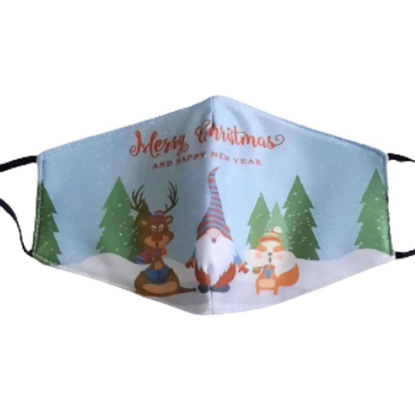 Fun Gnome Christmas Face Mask