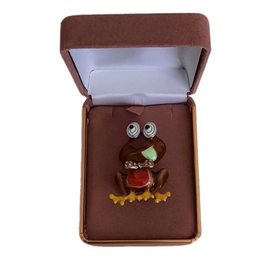 Funny Frog Ladies Brooch(2)