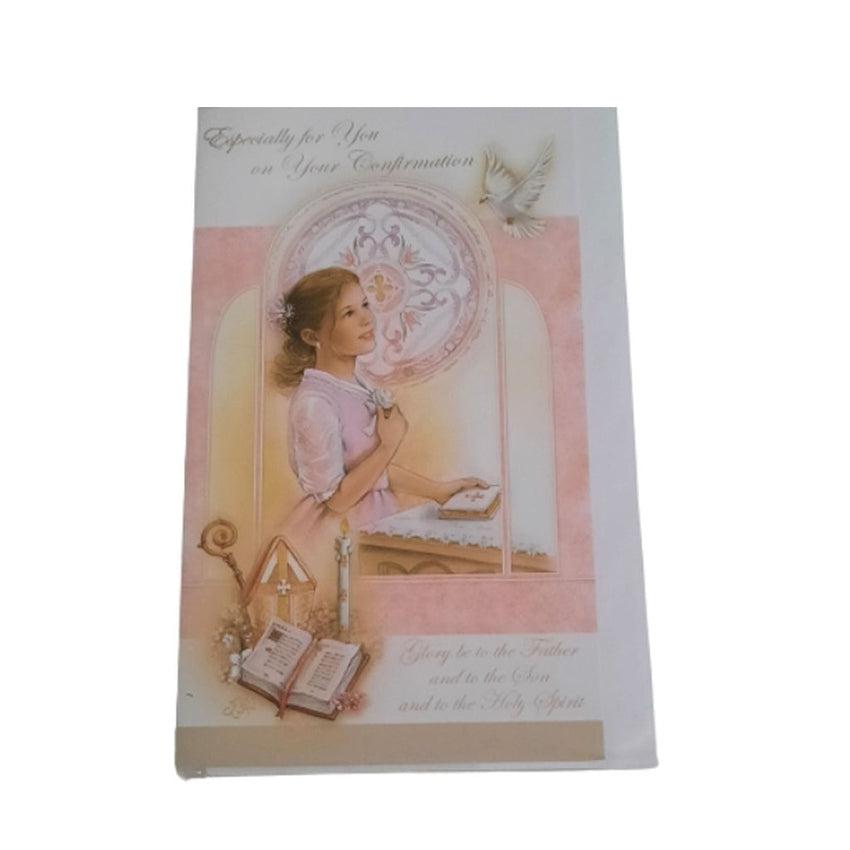 Girls Confirmation Greeting Card