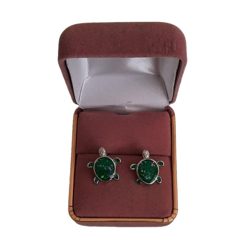 Green Turtle Fashion Earrings