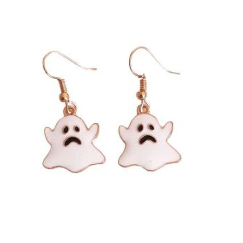 Halloween Ghost Dangly Fashion Earrings