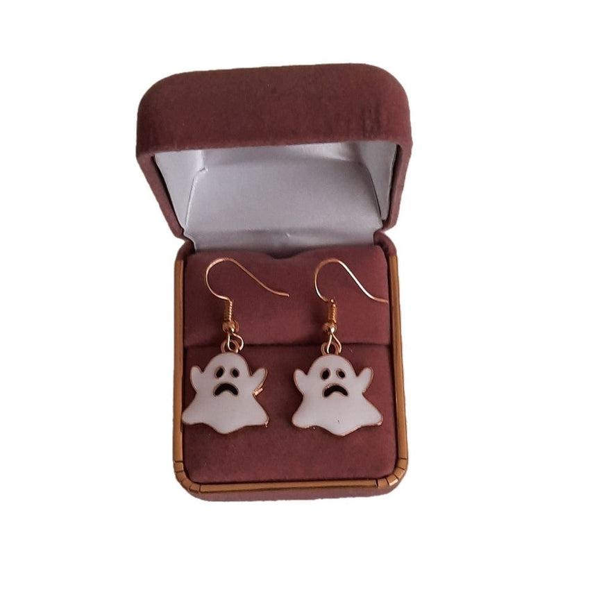 Halloween Ghost Dangly Fashion Earrings