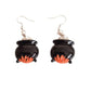 Halloween Witches Cauldron Fashion Earrings