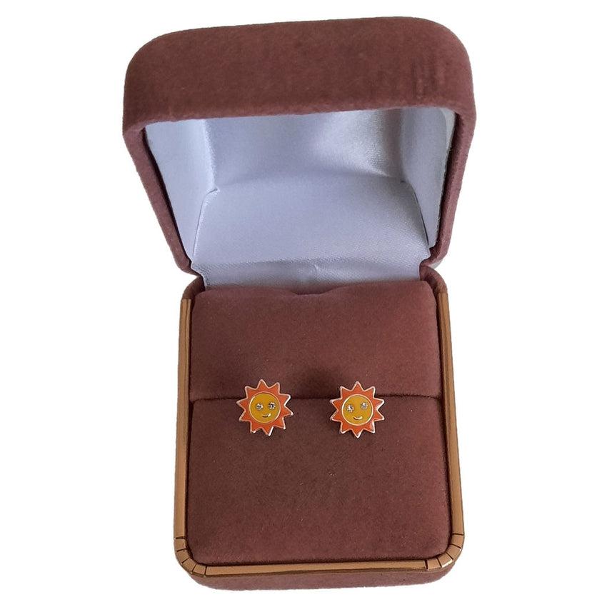 Happy Sunshine Sterling Silver Earrings