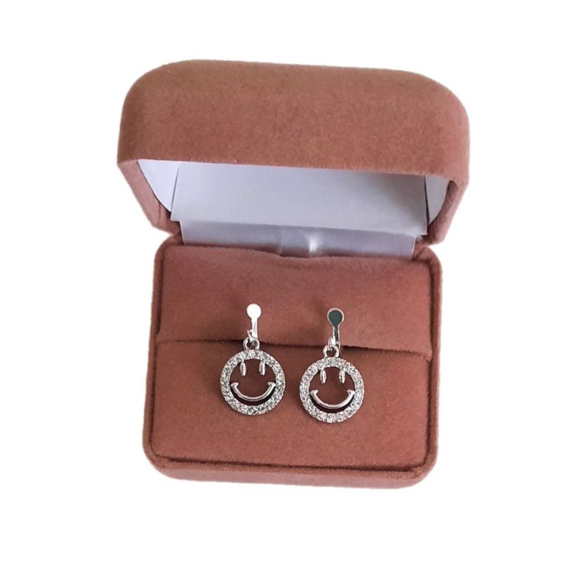 Kids Smiley Face Clip On Earrings(2)