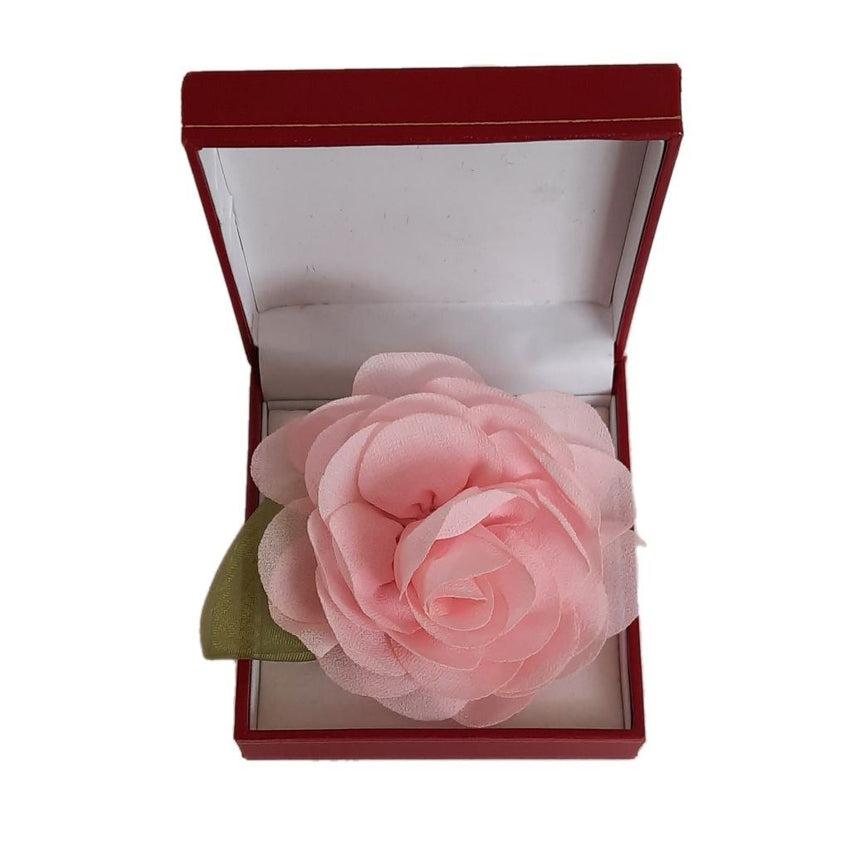 Light Pink Chiffon Rose Flower Wrist Corsage