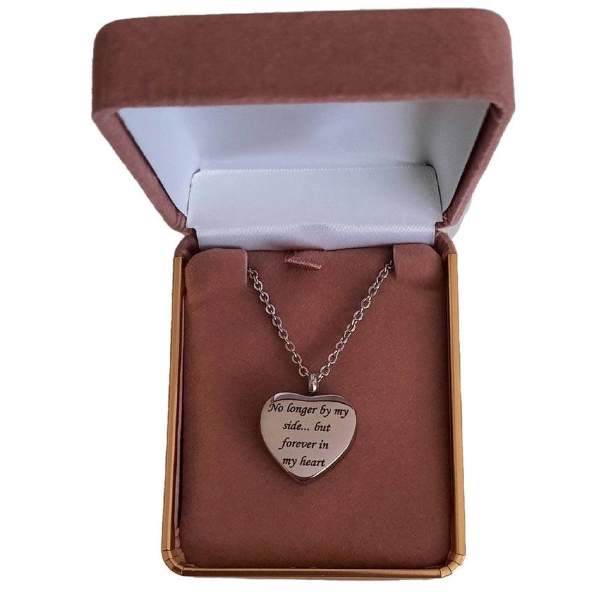 No Longer By My Side Cremation Ashes Locket