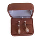 Pearl Drop With Diamante Clip On Earrings