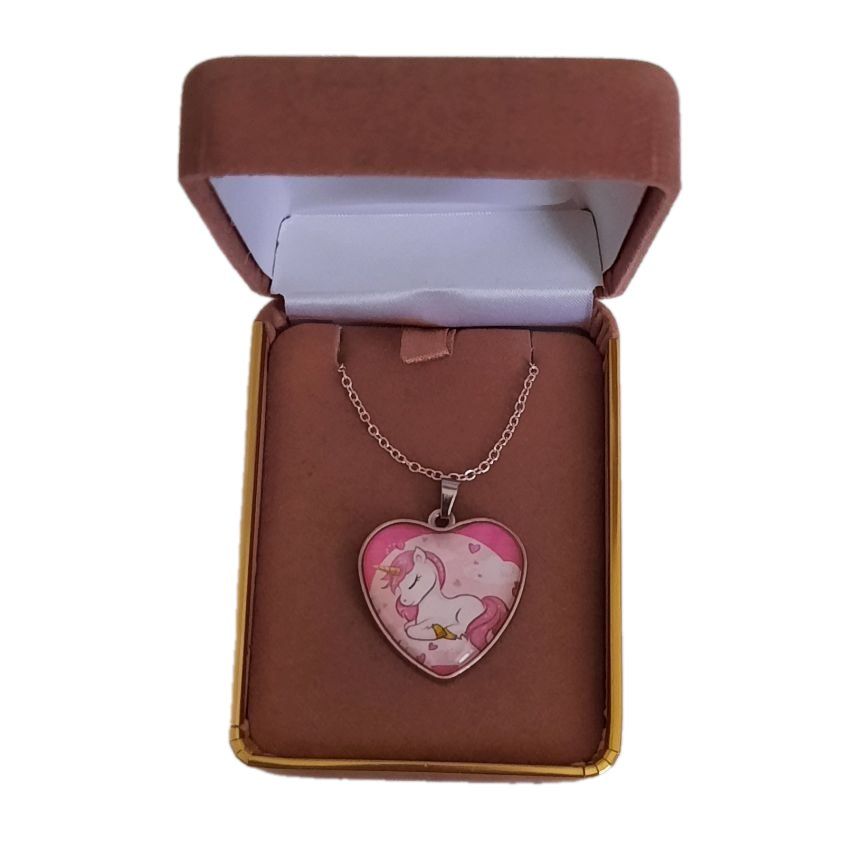 Pink Unicorn Fashion Jewellery Necklace