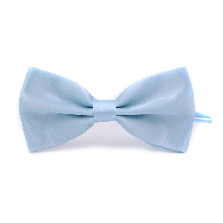 Mens Powder Blue Dickie Bow Tie
