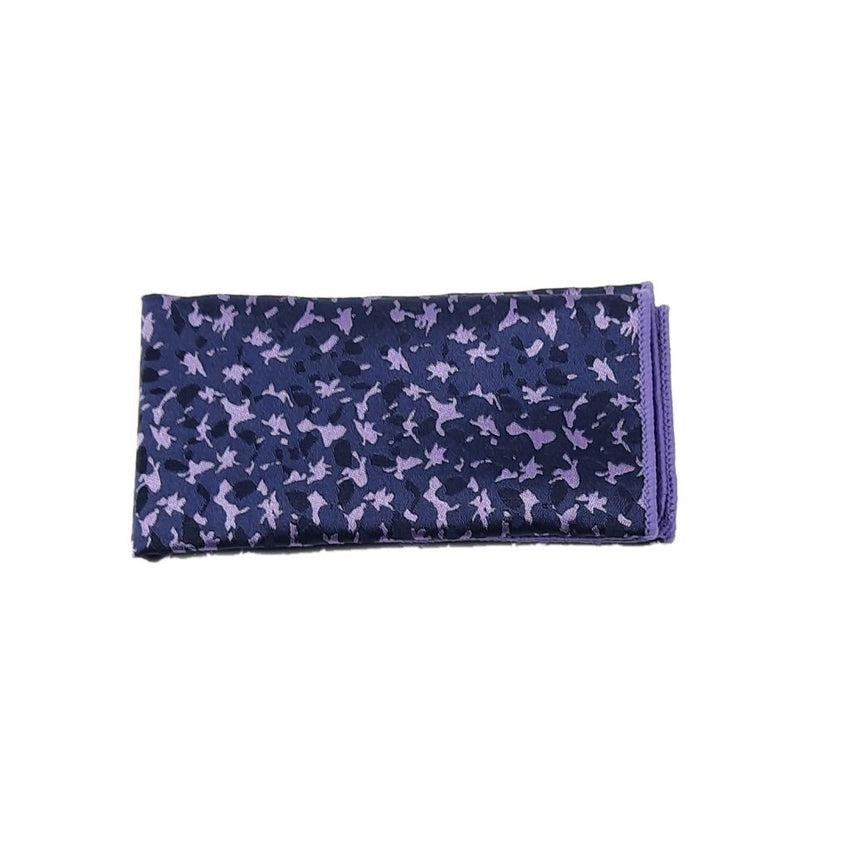 Purple Patterned Pocket Square Hanky