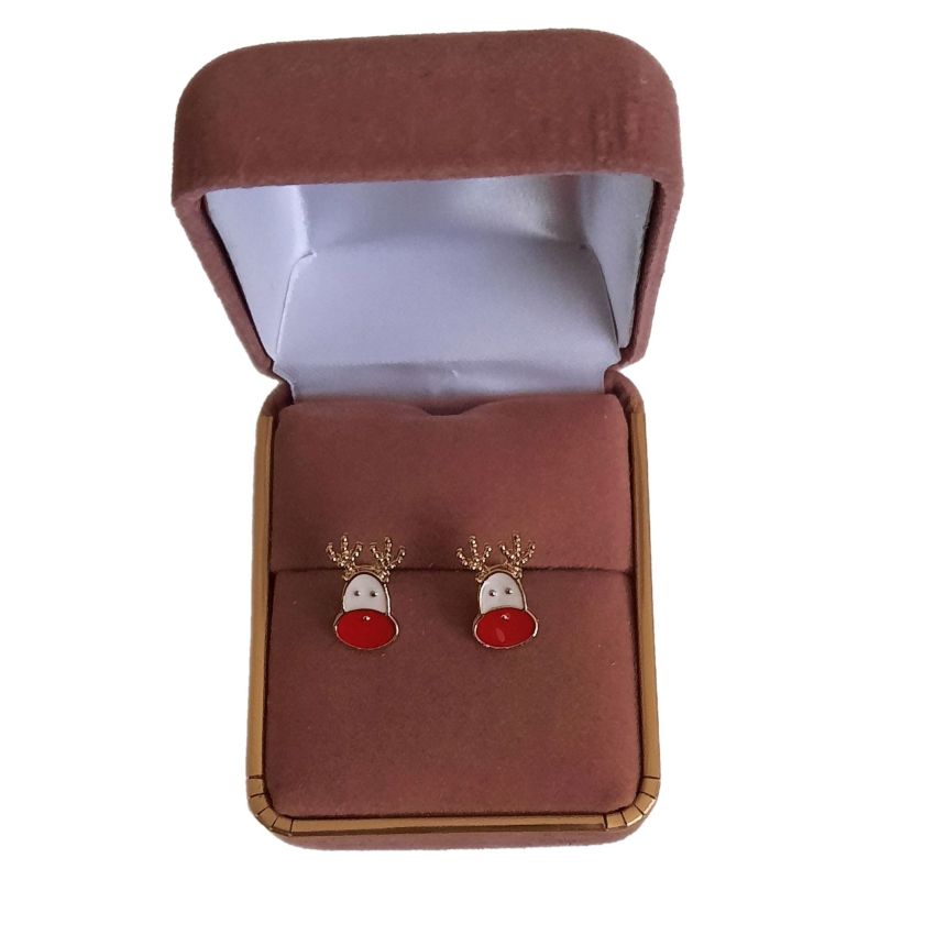 Reindeer Face Fashion Earrings(2)