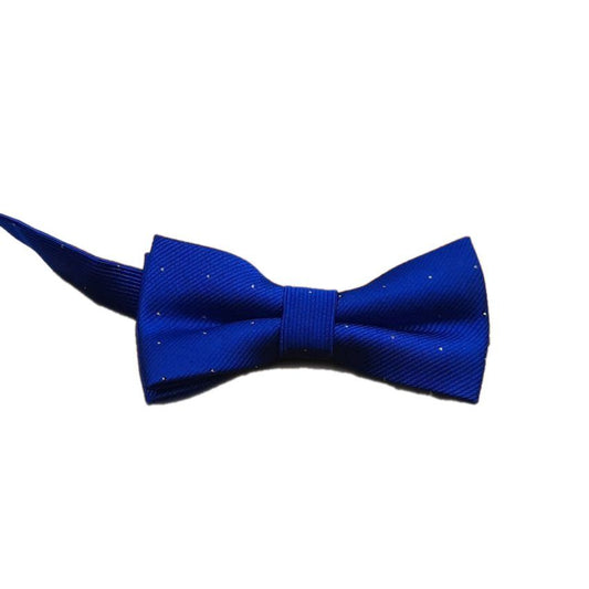 Royal Blue With Dots Boys Dicky Bow