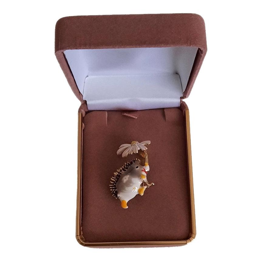 Small Hedgehog Brooch