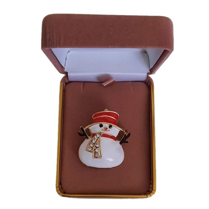 Snowman Christmas Brooch(2)