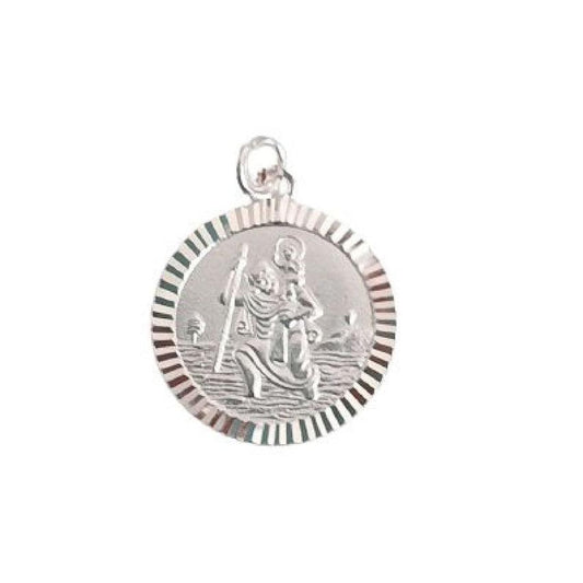 Sterling Silver Adult St Christopher Medal