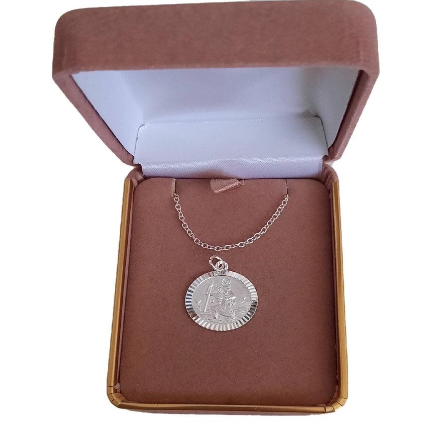 Sterling Silver Adult St Christopher Medal