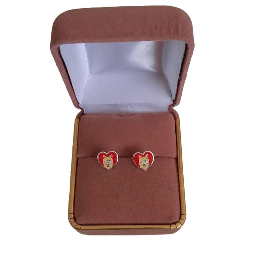 Sterling Silver Alpaca Childrens Earrings