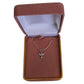 Sterling Silver Angel Pendant With Cubic Zirconia Wings
