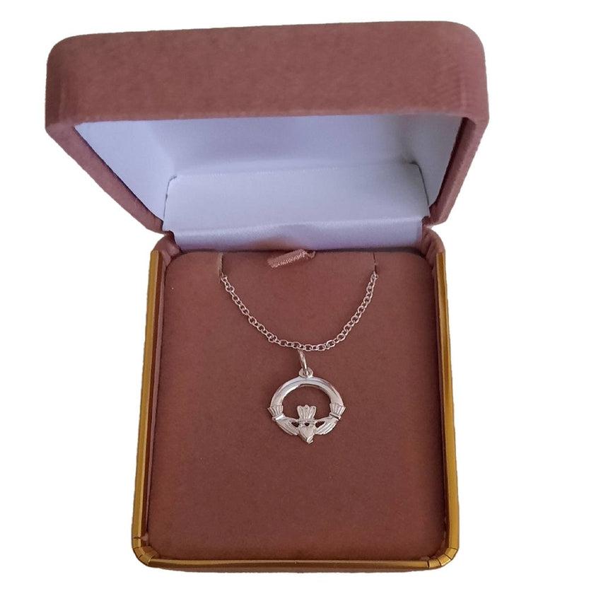 Sterling Silver Claddagh Pendant