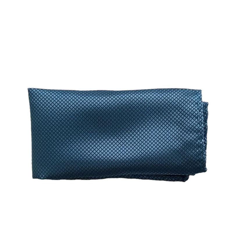 Teal Blue Pocket Square Hanky