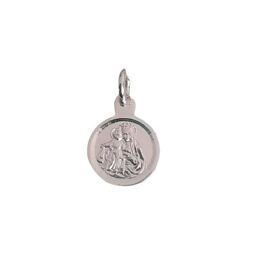 Tiny Mother Mary With Child Pendant For Young Children