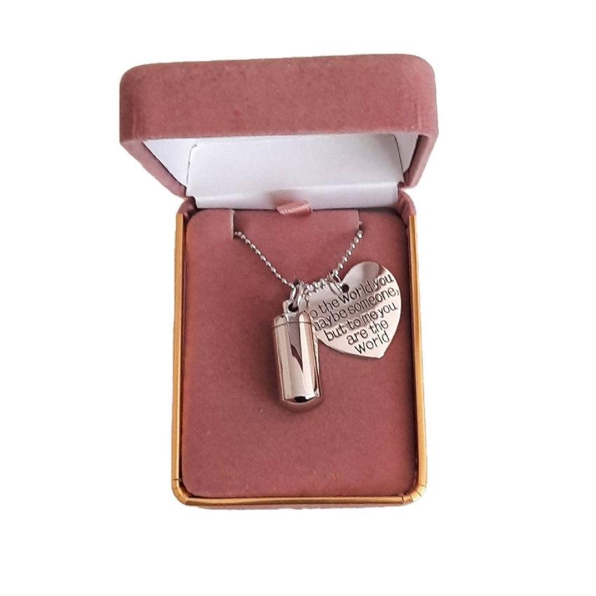 To The World You May Be Someone Ashes Locket