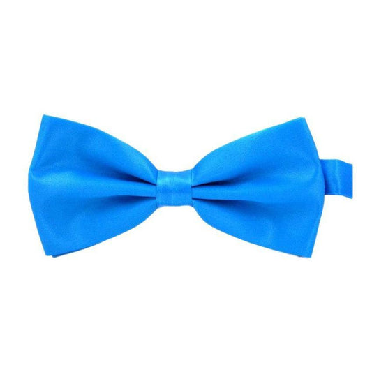 Turquoise Light Blue Adjustable Bow Tie