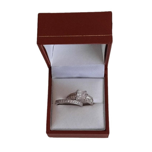 Unusual Stone Set Band Design Matching Wedding And Engagement Rings