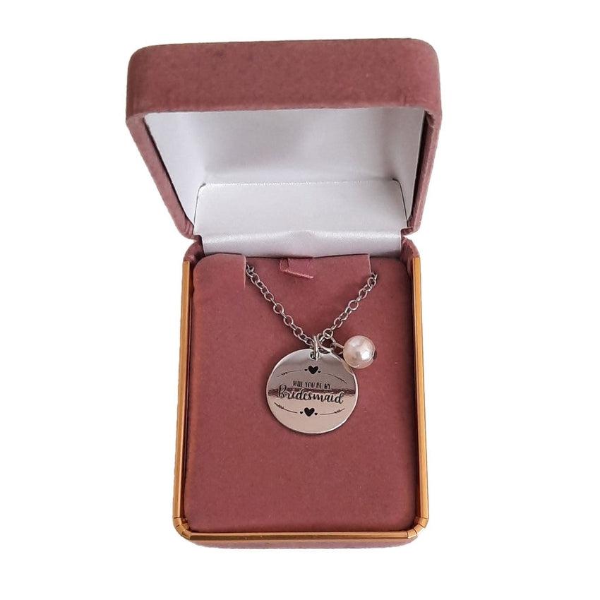 Will You Be My Bridesmaid Fashion Pendant