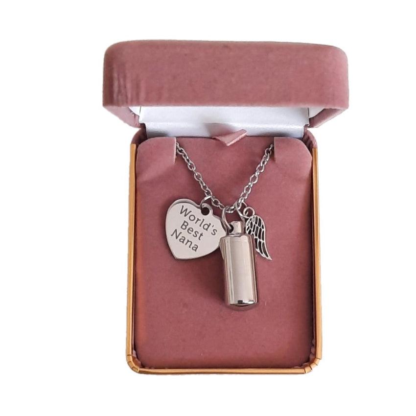 Worlds Best Nana Cremation Ashes Locket