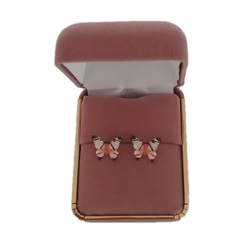 Surgical Steel Coloured Butterfly Earrings