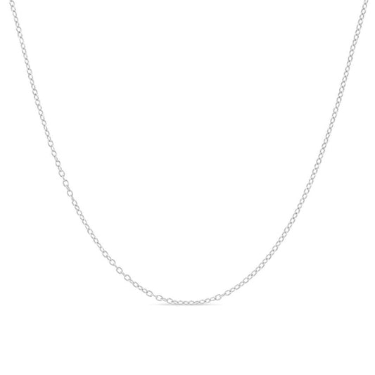 26 Inch Light Silver Round Belcher Chain